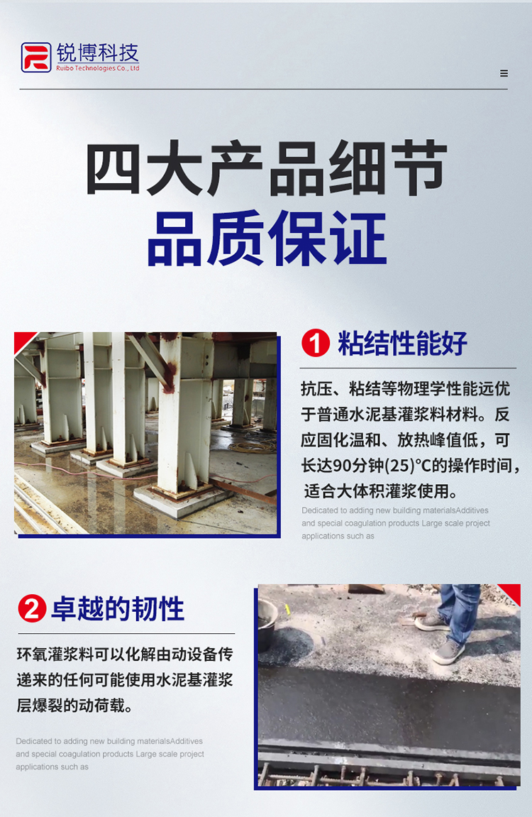 湖南銳博新材料科技發(fā)展有限公司,風電灌漿料,加固材料,壓漿料,灌漿料,脫模劑,路面搶修料